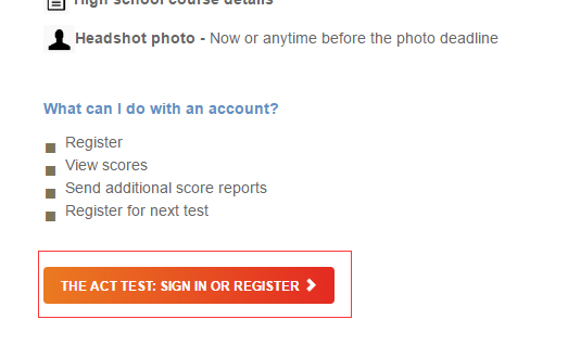 ACT考試報名注冊流程 ACT考試報名注冊流程