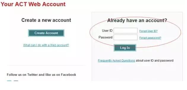ACT考試送分流程