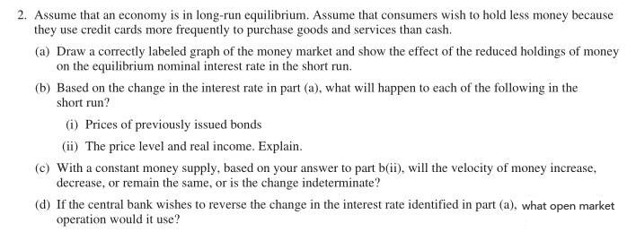 AP宏觀經濟學真題